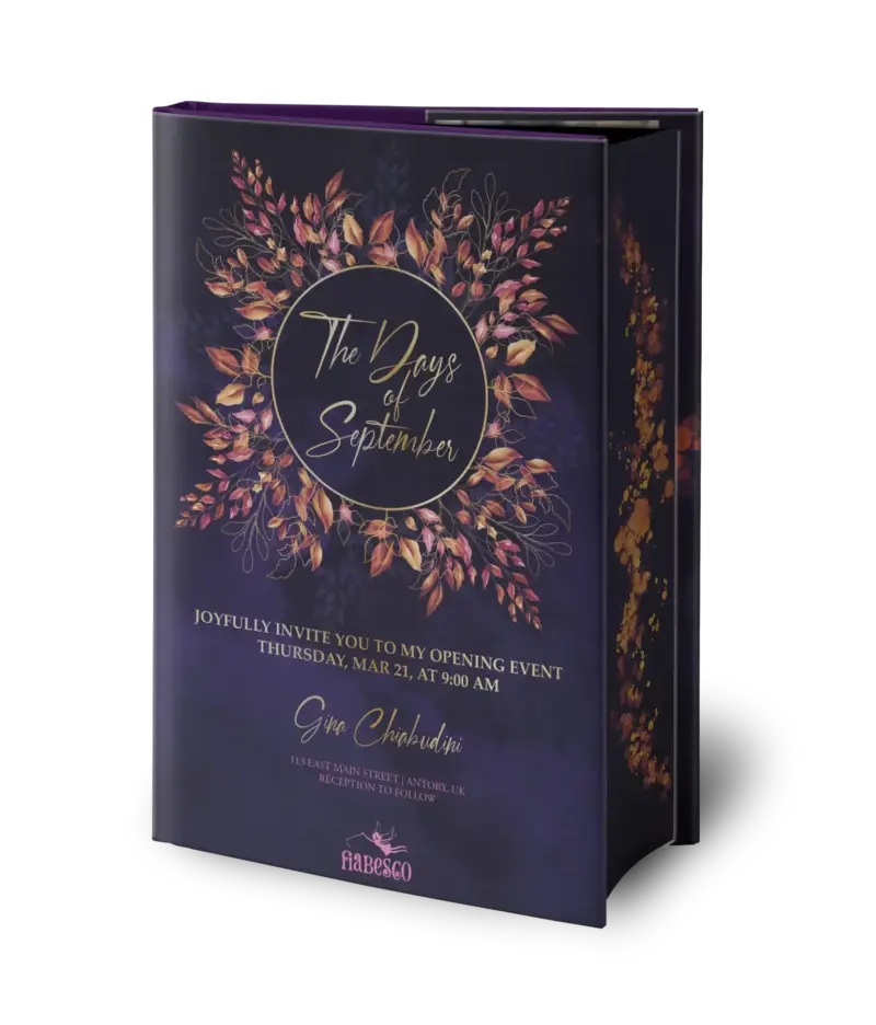 3D-Darstellung des Covers von The Days of September 3D-Darstellung des Covers von The Days of September