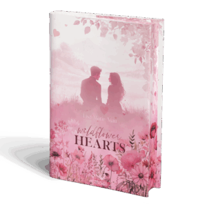 Cover Wildflower Hearts von Lisa Marie Mau in 3D mit Farbschnittseite
